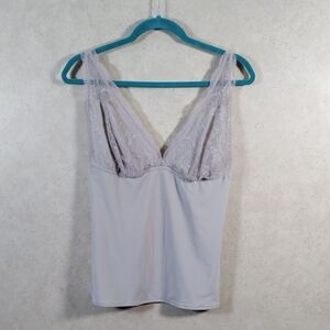 12157 Yummie Tummie by Heather Thompson champagne cami shapewear XL NWT